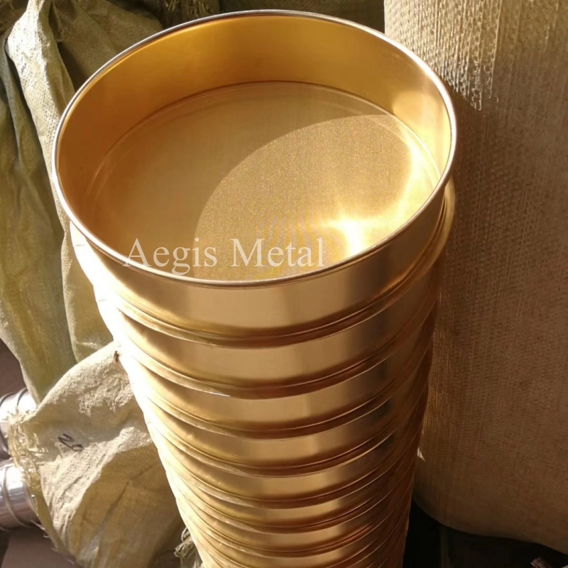 Brass Material 200 300 400mm Diameter Lab Test Sieve/Brass Screen Sieve