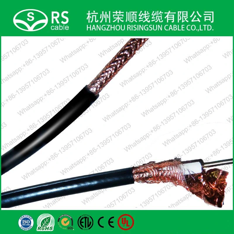 CT100/Wf100 Dual Twin Shotgun Digital TV Satellite Cable with CPR Approved