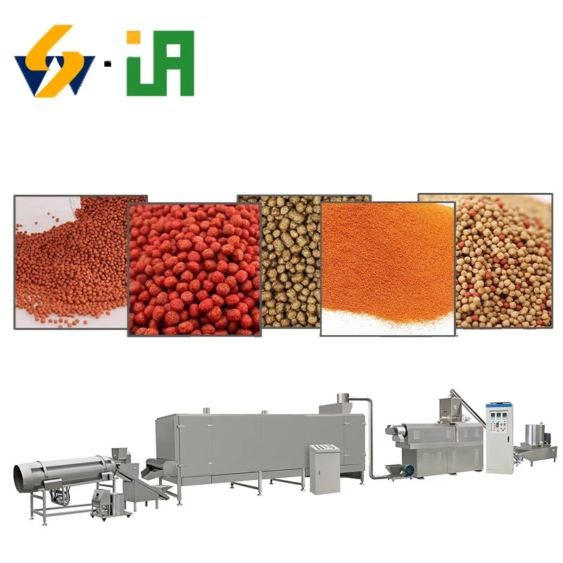 Оборудование линии производства корма для собак ПЭТ Оборудование для производства корма для рыб Вытяжка Машина