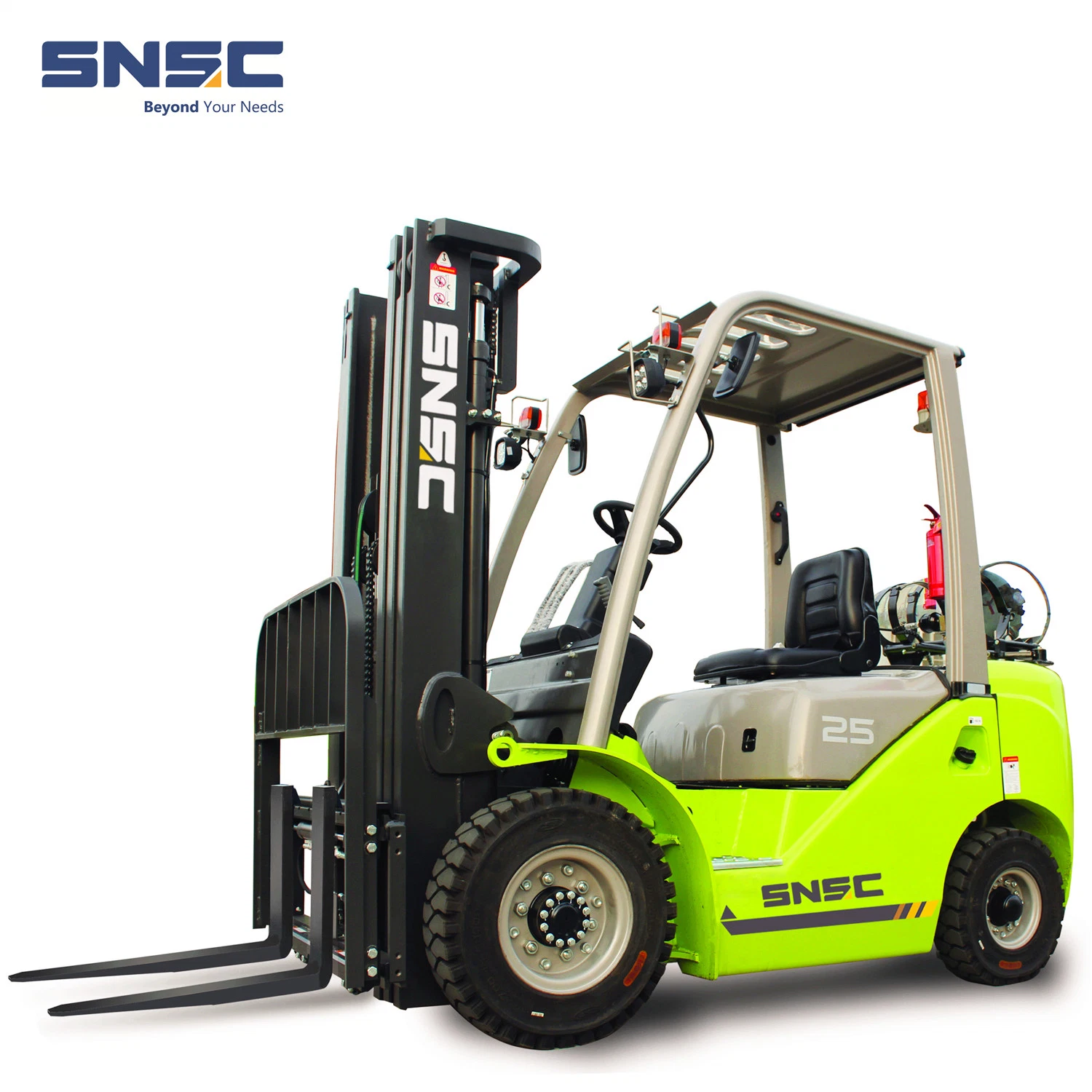 Snsc New 2.5 Ton LPG Gasoline Dual Fuel Propane Petrol Gas Forklift