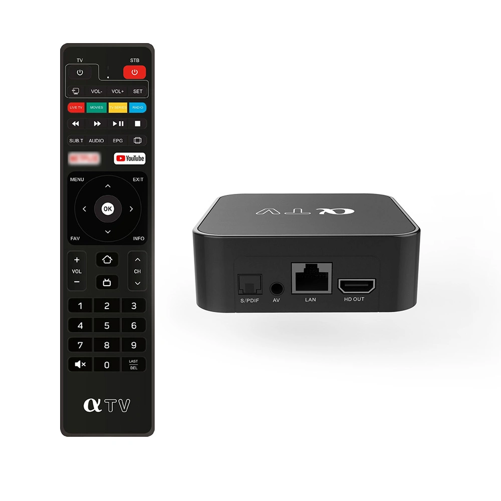 Mejor IPTV Android TV Box TVIP 605 Android + Linux Sistema TVIP V410 original Set Top Box Media Player IPTV Compatible con OEM TV Box