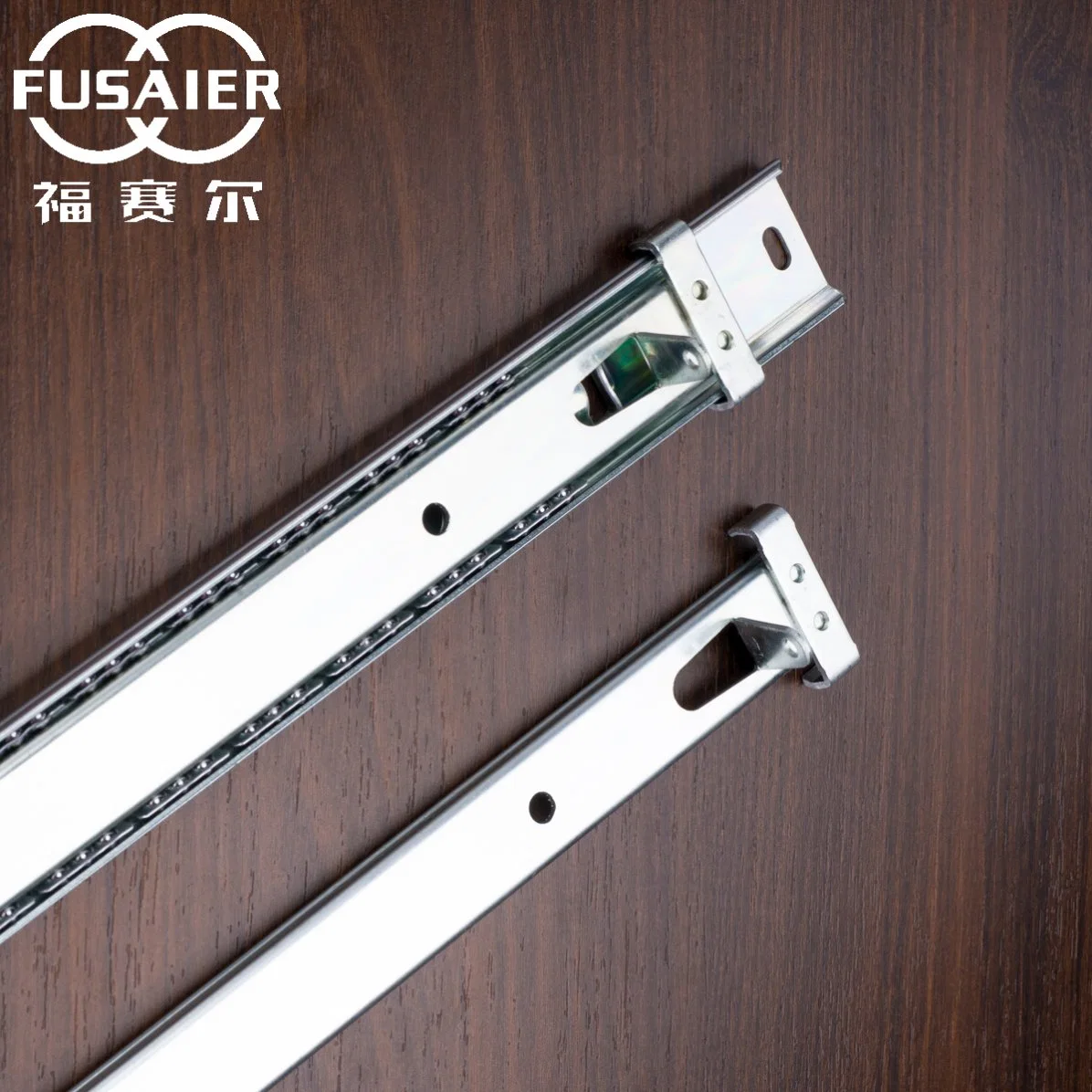 27mm Ball Bearing Single Extension Strong Pull Drawer Slide Rail