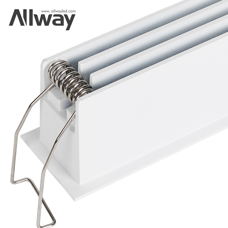 Allway High Lumen Adjustable CCT Ceiling Recessed Down Light 8 15 24 W LED Linear Downlight