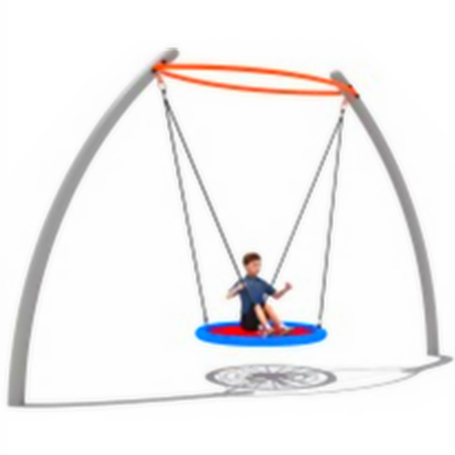 Community Outdoor Playground Kids Hanging Chair Swing Set