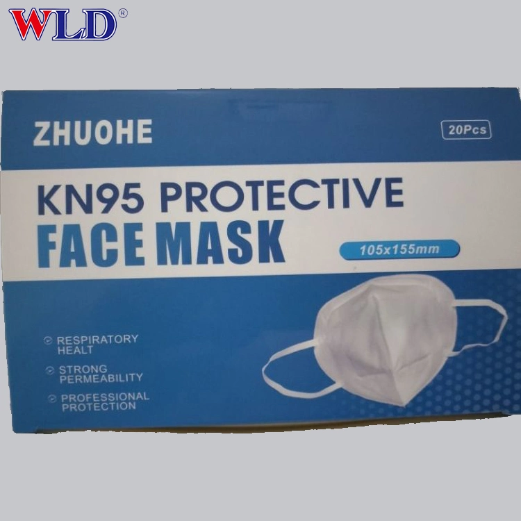 2020 New Products 5 Layers White Color Outer Nose Clip KN95 Face Masks