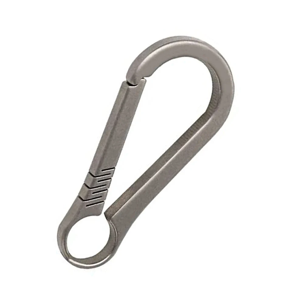 OEM Mini Fastener Titanium Climbing Keychain Bulk Carabiner Clip Jumbo Anodizing Part for Camping Hiking Tool