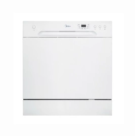 Smad White Portable 6 Programs 8 Setts Counter Top Dishwasher for Sales