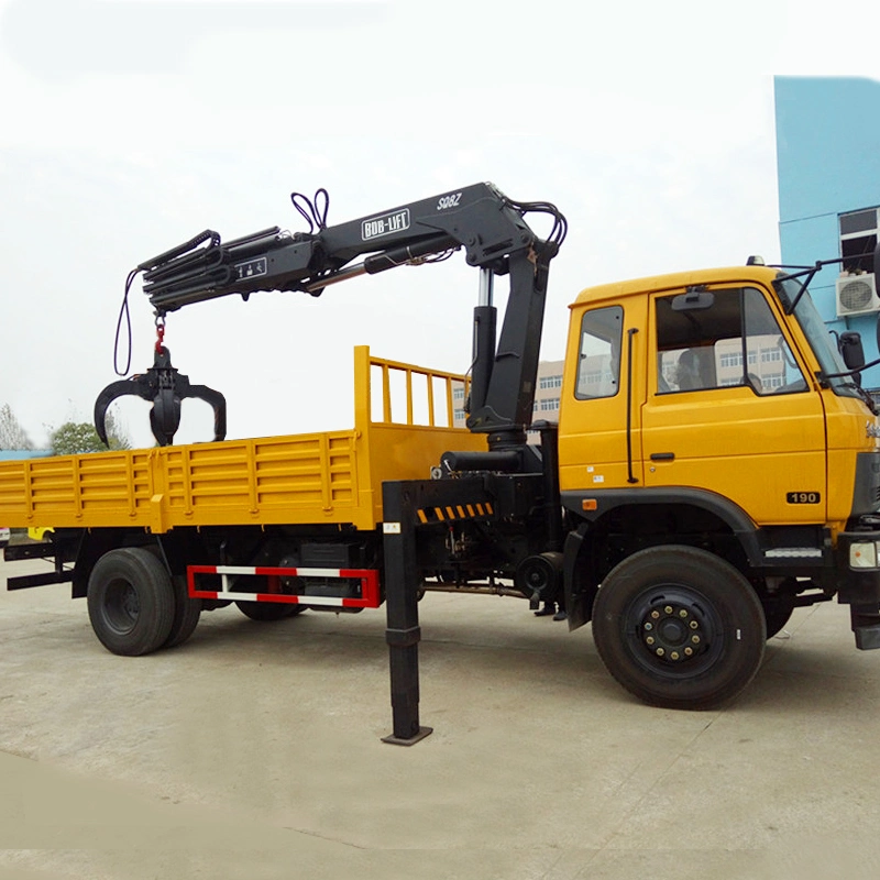 Hot Sale Bob-Lift 10 Ton Hydraulic Liftingknuckle Boom Truck Mounted Crane Mobile Crane Manufacturer for Construction