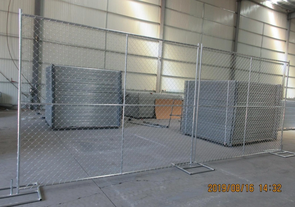 Hot Sale 6X12FT Galvanized Chain Link Wire Temporary Fencing for USA