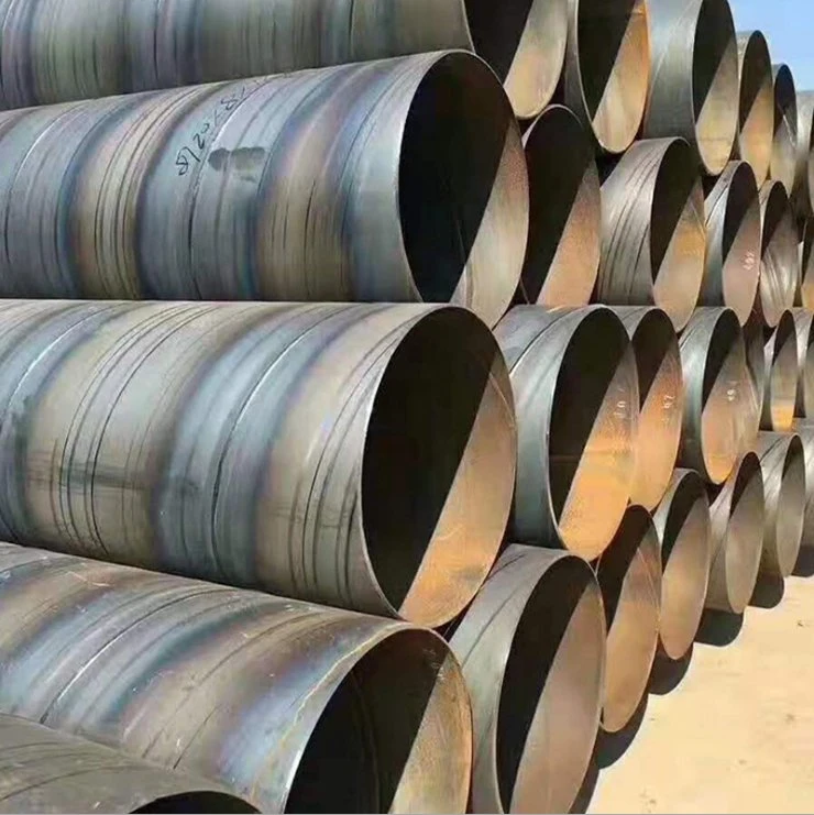 Large Diameter SSAW LSAW API 5L Gr. B X42/52/60 Psl2 3PE Anti-Corrosion Spiral Welded Steel Pipes for Water Oil Gas Transportation