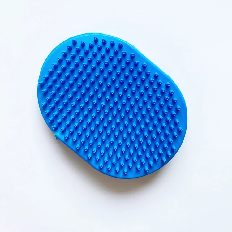 Pet Products Wholesale Silicone Double Sided Dog Hair Massage Cleaning Comb Rubber Brush for Grooming