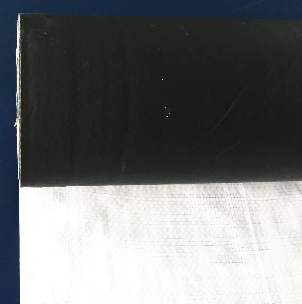 Black PE Laminate White Weave Woven Fabric as Package Materials