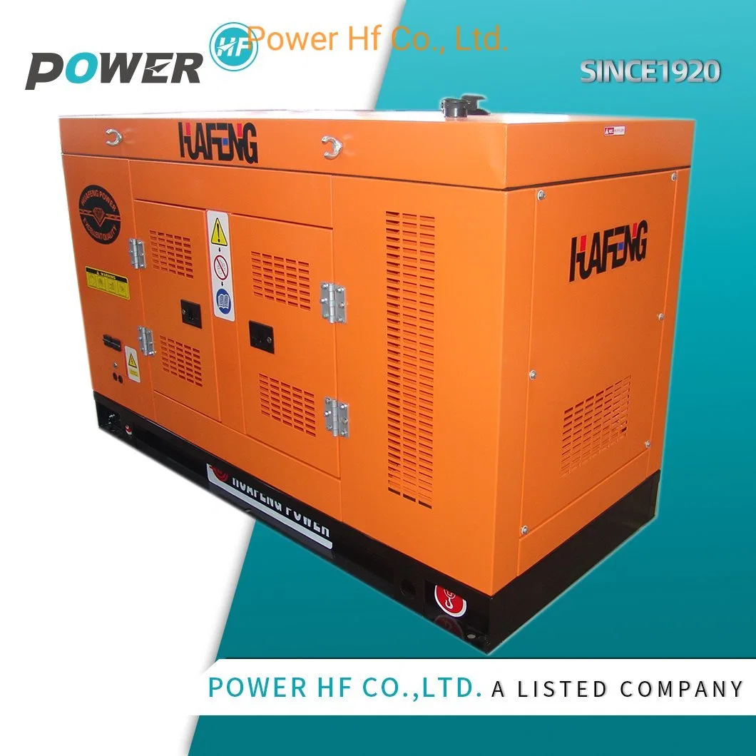 32 Kw 40 kVA 50 Hz 1500 Rpm 3 Phases Water Cooled Silent Canopy Soundproof 8 Hours Fuel Tank Diesel Generator Set with 41 Kw 4 Cylinders Turbocharged Engines