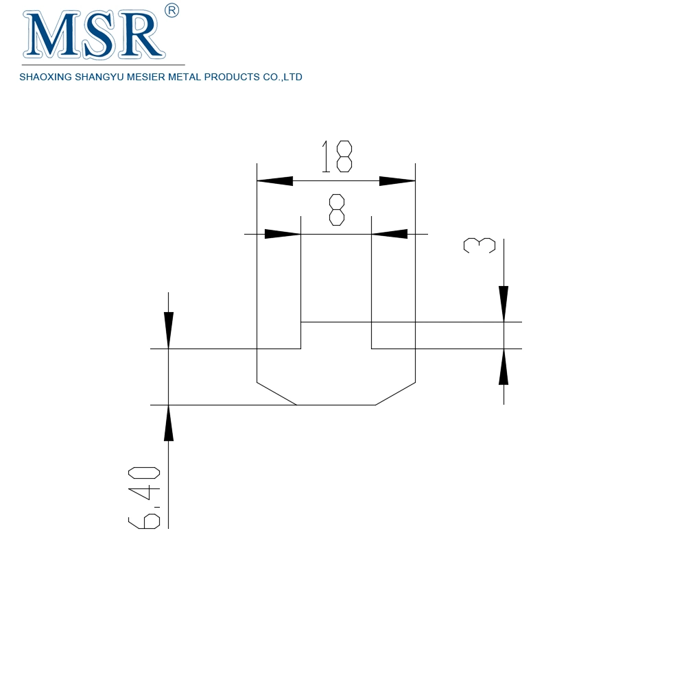 Ob-40 Carbon Steel T-Type Material Profile Auxiliary Materials 6063-T5