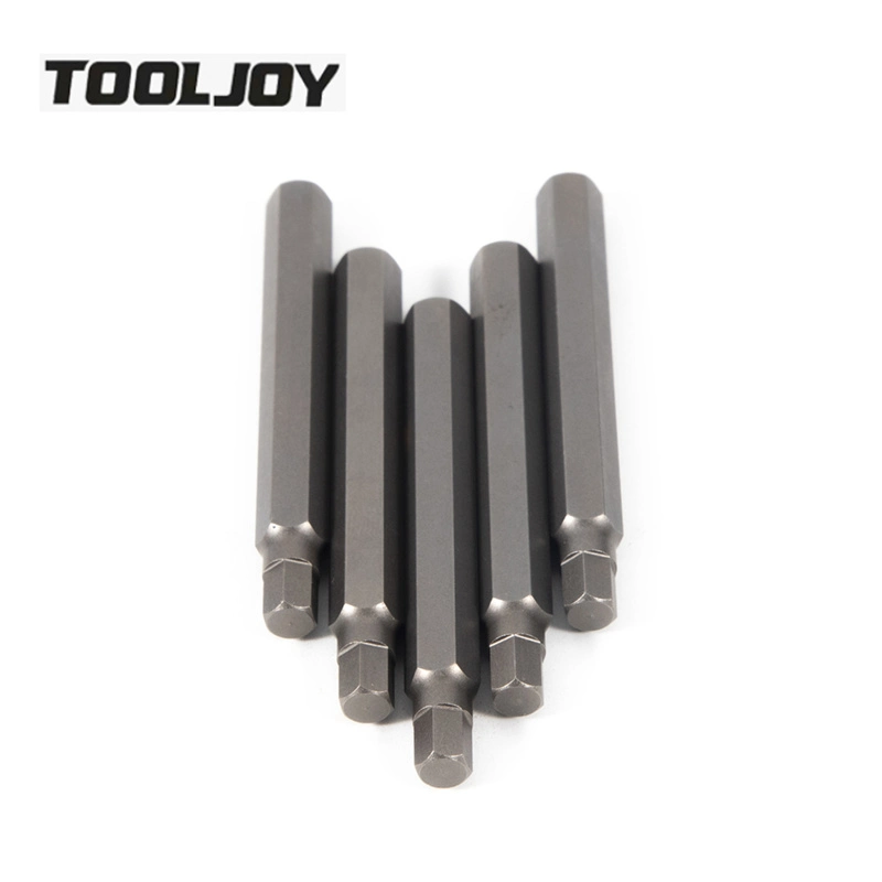 Factory Wholesale/Supplier S2 Steel Magnetic Hex Shank 75mm H8 Screwdriver Bit