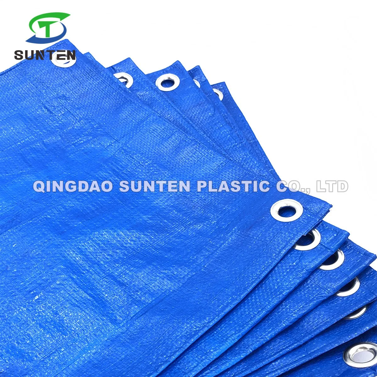 Blue Orange Waterproof/UV Resistant Plastic/PE/HDPE/Polyethylene/Poly Canvas Tarpaulin for Truck Cover, Emergency Shelter, Temporary Tents