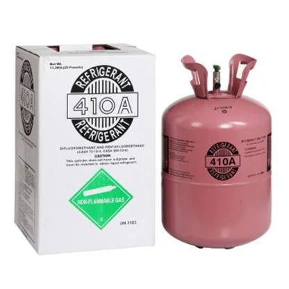 Refrigerant R410A 99.9% 10kg Tank 22lb Standard Application Air Container Cooling Gas Grade Feet Factory Price