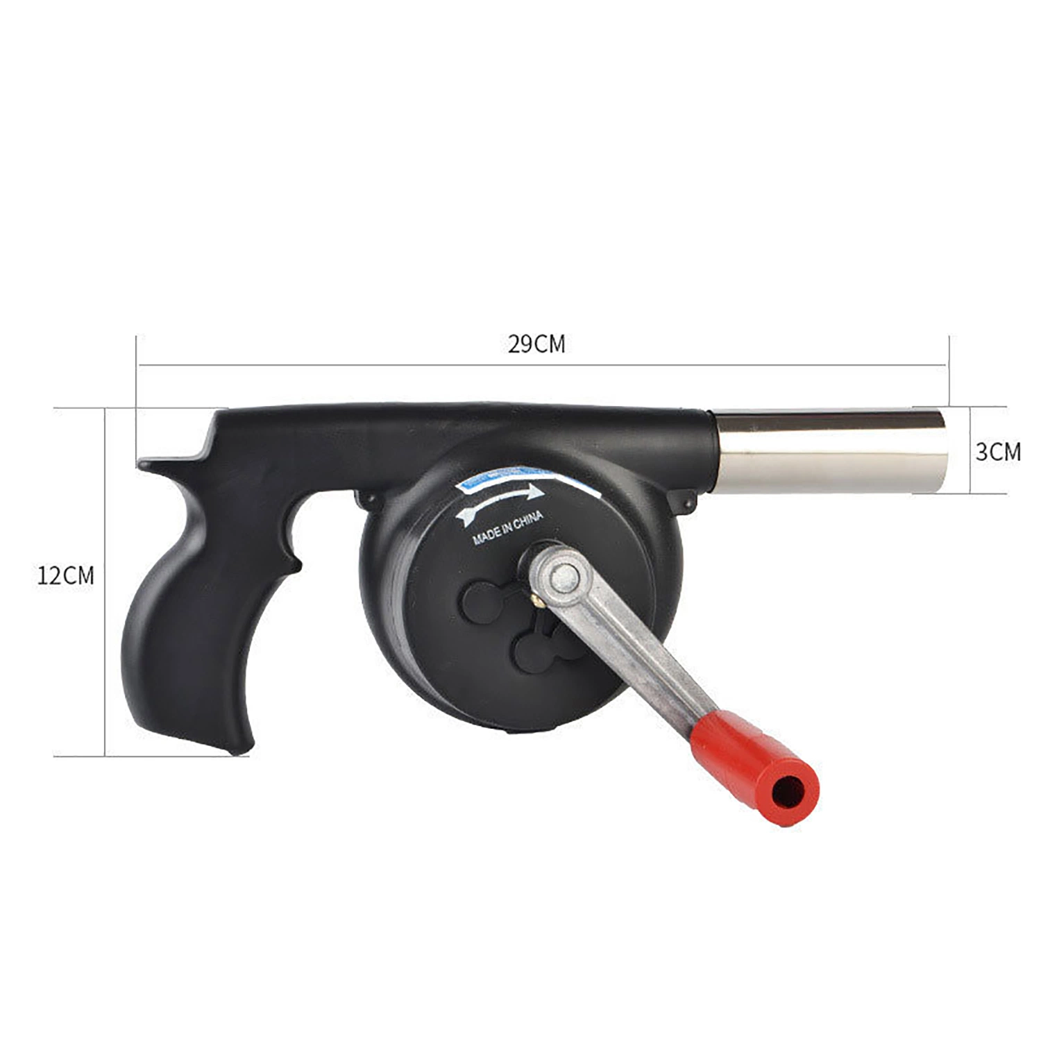 Manual Burner Blower Camping Hand Crank Fire Extinguisher Fan Ci22474