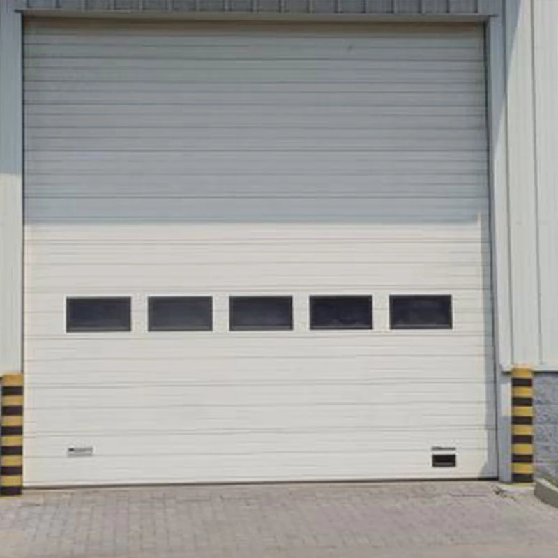 Electric Lift Door Vertical Wind Resistance Thermal Insulation Automatic Sliding Door Remote Control Factory Workshop