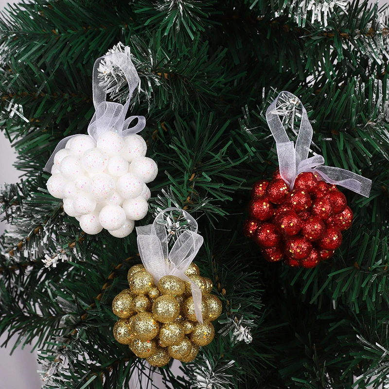 Sprinkle Gold Powder Christmas Foam Ball Decoration