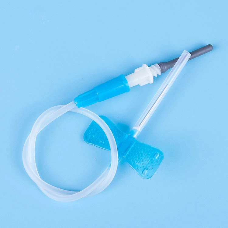 Medical Disposable 18g 21g 24G 25g Vacuum Blood Collection Butterfly Needles with Luer Adapter