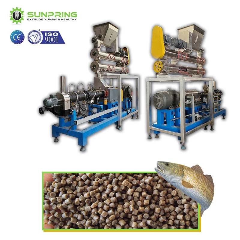 Haga más dinero Fish Feed máquina de pellets + comida automática Respuesta de la pequeña fabricación en 1 horas máquina flotante de la alimentación del pez + Extruidor Tipo Seco Precio pequeño