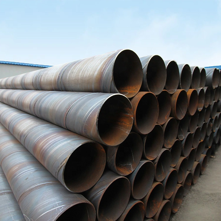 API 5L Large Diameter Carbon Steel Mild SSAW Spiral Welded Steel Pipe for Steel Piling