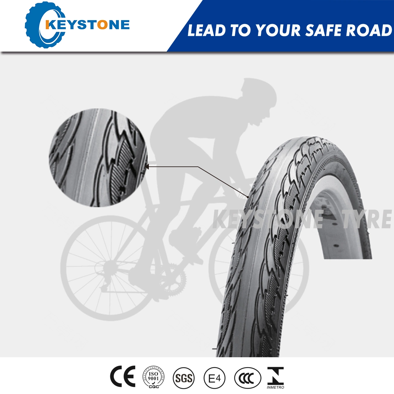 Neumático de bicicleta de montaña de alta calidad y piezas de bicicleta neumático 22x1,75