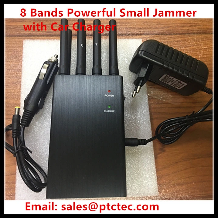 8 Antenna 3G 4G Wif VHF UHF Mobile Phone Portable Jammer