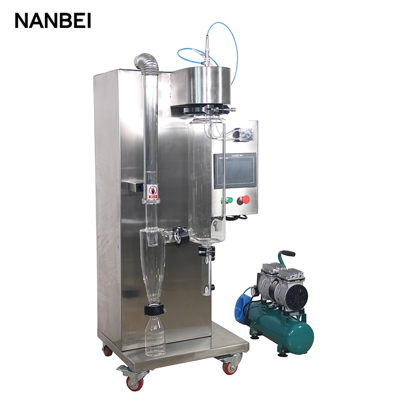 Lab Mini Pharmaceutical Food Vegetable Milk Egg Powder Spray Dryer for Inorganic Solutions