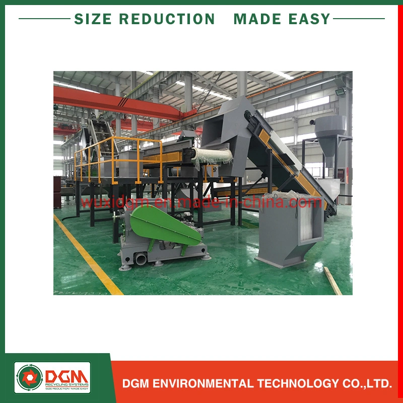 Plastic Recycling Washing Crushing Granulating Pelletizing Machine Line for Large HDPE Drum Bucket Pet Water Bottle PE HDPE Milk Bottle Scraps Flakes