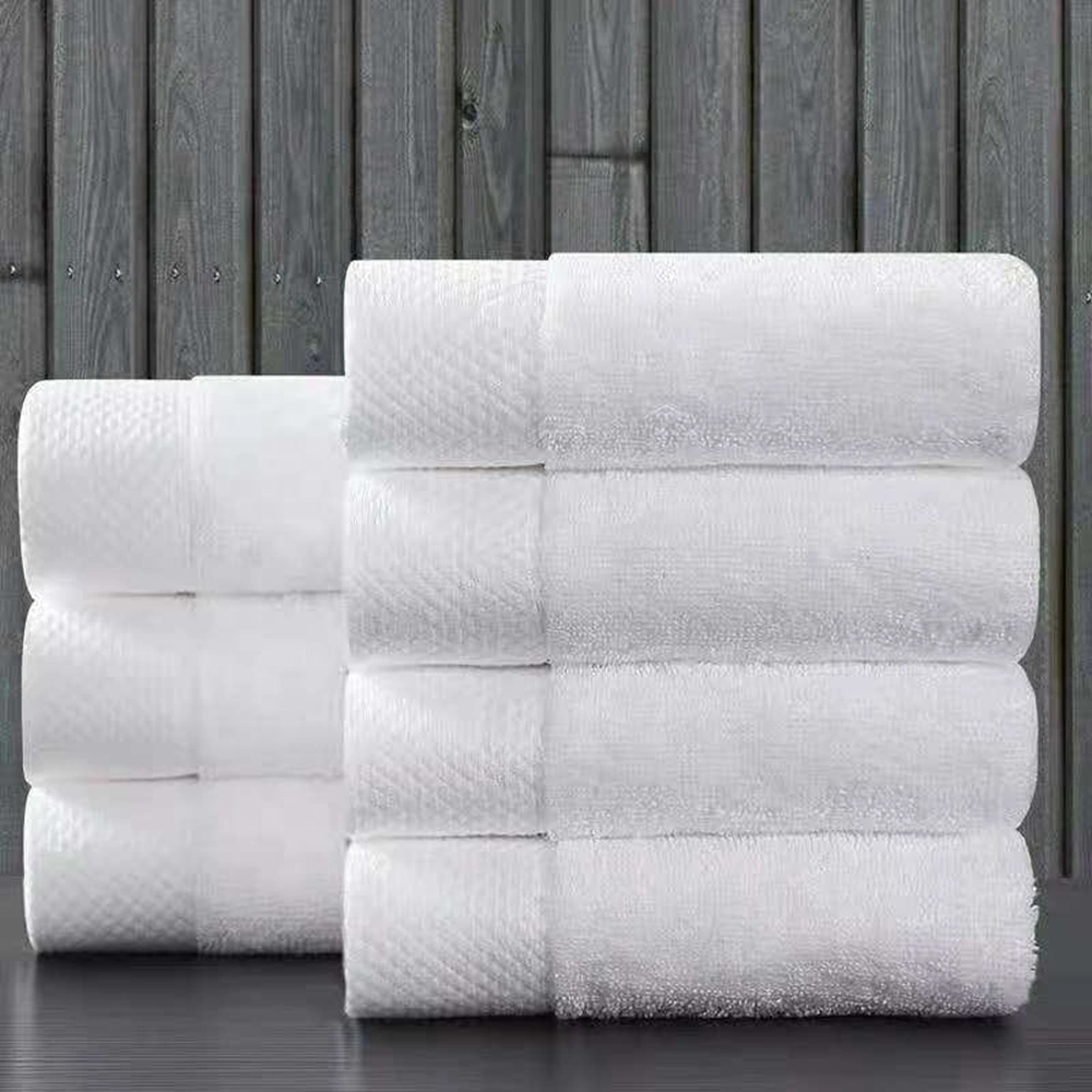 Manufacturer Supplier Towel Zero Twist 100% Cotton White Towel