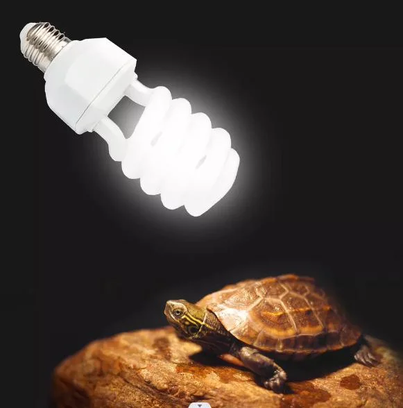 Mascota de gama alta 13W 20W 26W blanco Lámpara de bajo consumo espiral de luz UVB de Reptiles de la luz de crecimiento de la planta para la venta