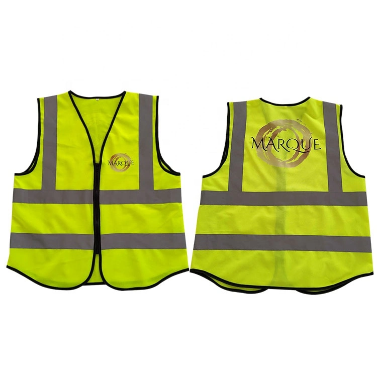 Reflective Vest Jacket Strip Mesh Fabric Construction Security Safety Vest Reflective Clothing