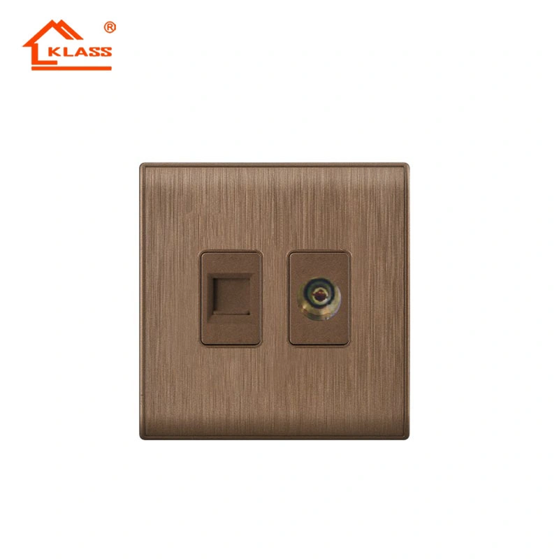 China Speed Controller Adjust Fan UK Electric Wall Switch with PC Copper Material