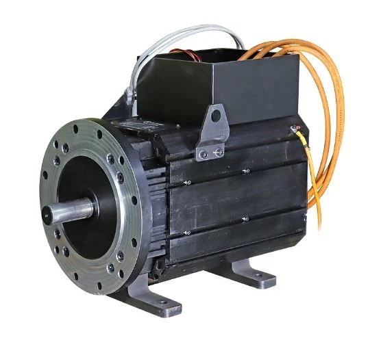 132kw 160kw 7000rpm Synchronous High Speed Permanent Magnetic Motor Air Cooling