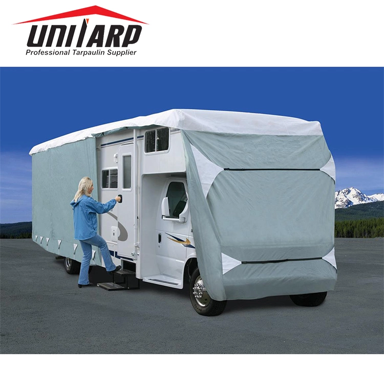 All-Climate Heavy Duty 1000d Anti-UV Ultra Shield Truck Trailer Camper Covers PVC Coated Fabric Recreational Vehicle RV Cover