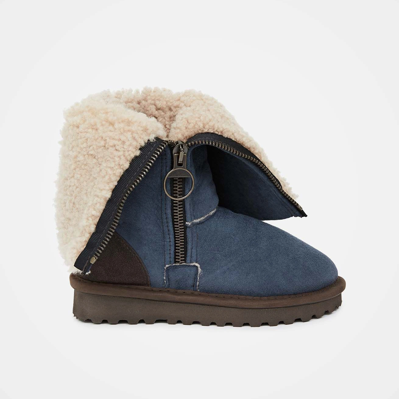 Snow Suede Fabric Sheepskin Fur Custom Classic Upper Winter Warm Genuine Leather Lining Ankle Wool for Women Fashion