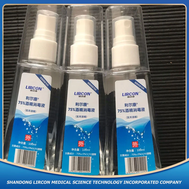 Hand Sanitizer 75% Alkohol Desinfektionsmittel Spray 100ml Anti-Baterial Spray