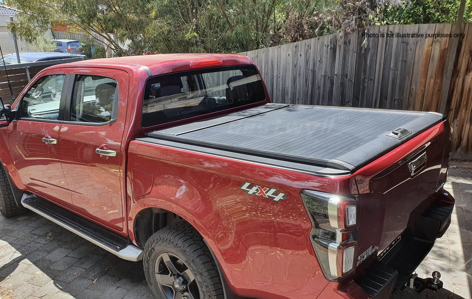 BESTWYLL 4X4 Zubehör Ute Rollladen-Aluminium-Pickup-LKW Manuell einziehbare Tonneau-Abdeckung für Isuzu Dmax K12