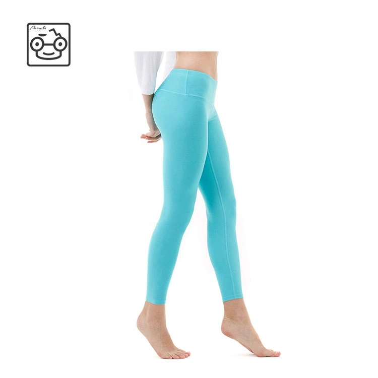 Woman Fashion Yoga Pants MID-Waist High-Waist Tummy Control