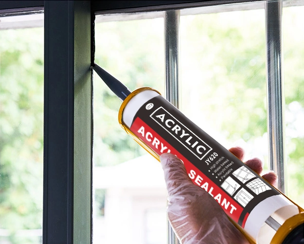 Caulking Sealant Aluminium Window Seal Waterproofing Anti-Crack Gap Filler Coating Glue Acrylic Adhesive for Glass