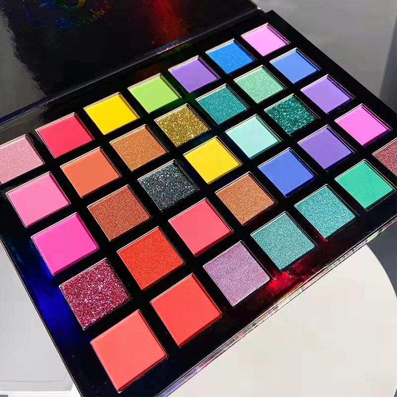 Explosive 35-Color Eye Shadow Pearly Matte Non-Flying Powder Easy to Color and Cheap to Sell Free Shipping