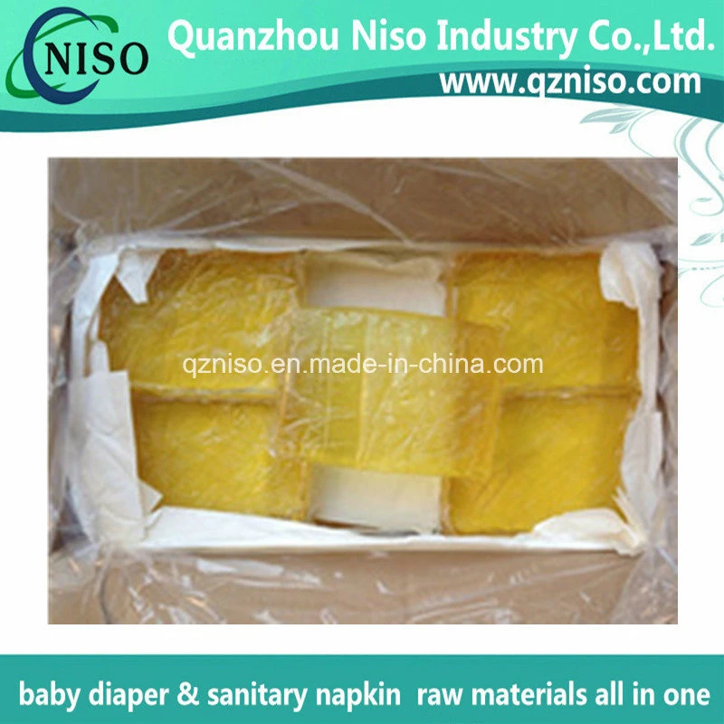 Light Yellow Hotmelt Adhesive Glue for Baby Diaper Raw Materials (LS-0347)