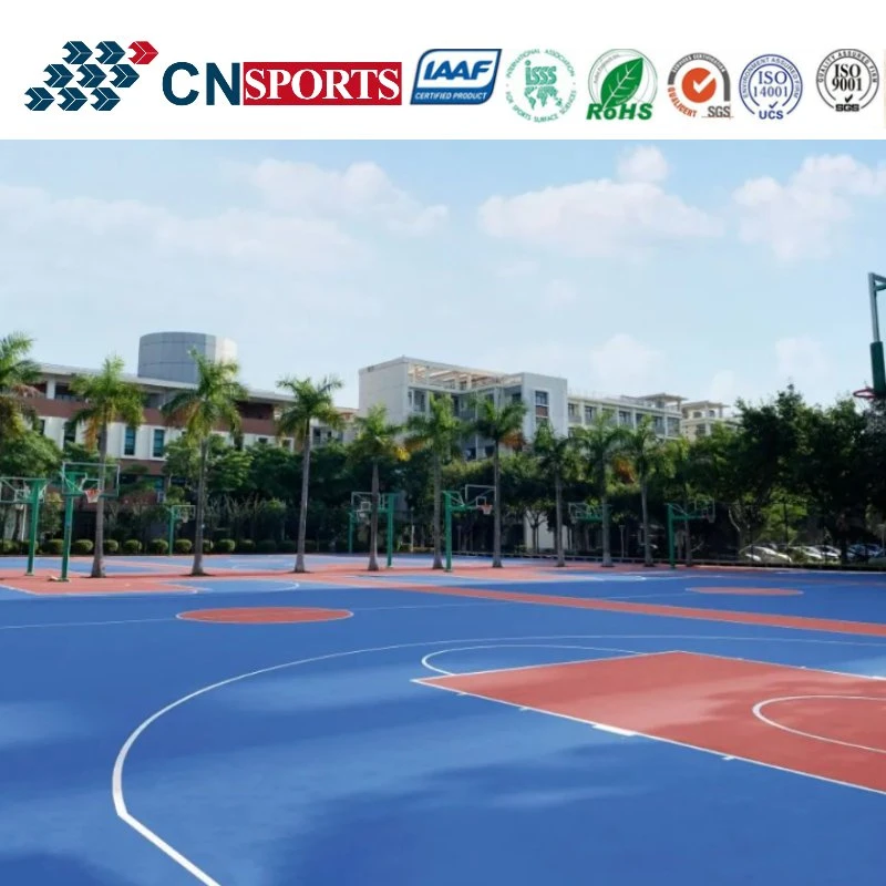 Eco-Friendly Silicon PU Coating Basketball Badminton Futsal Tennis Volleyball Court