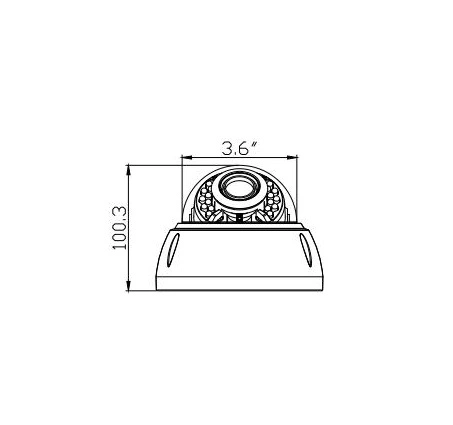 FSAN 5.0/4.0MP IR Vf Dome Humanoid Capture Detection IP Web Camera