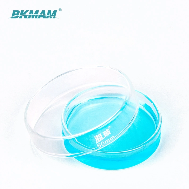 Good Price Lab Autoclavable Glass Petri Dish Round Shape with Lid 60mm 100mm 200mm