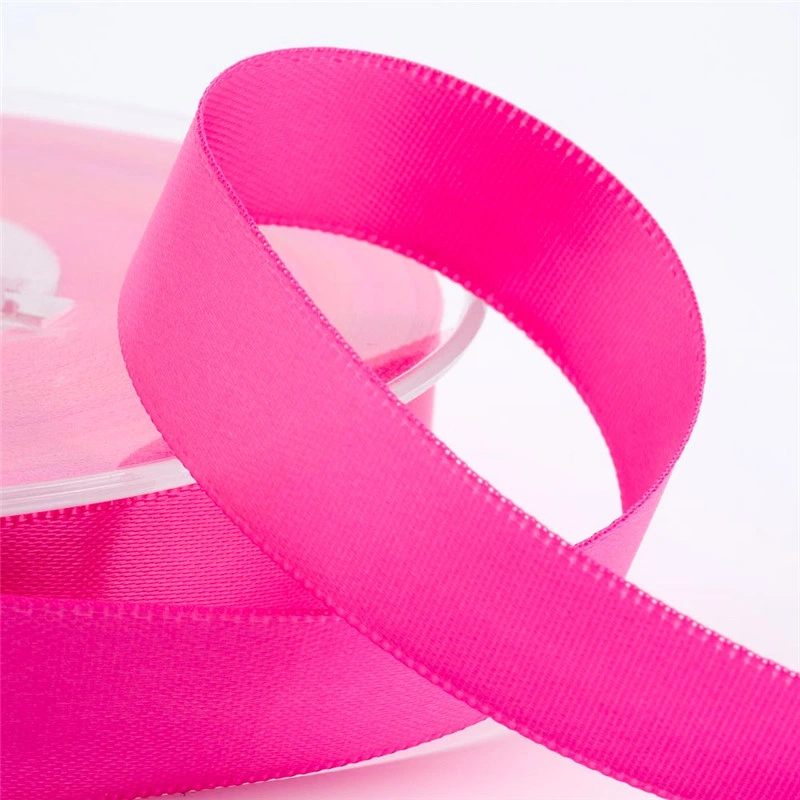 OEM Ribbon Bow, Nylon Sheer Organza Ribbon Satin Double/Single Face Metallic Ribbon for Decoration/Christmas Box/Garment