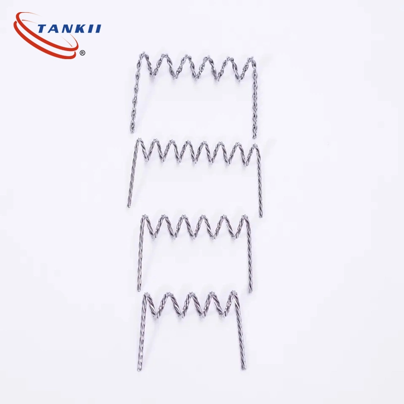 Tankii Customized straight leg tungsten wire in various shapes / tungsten twisted heater