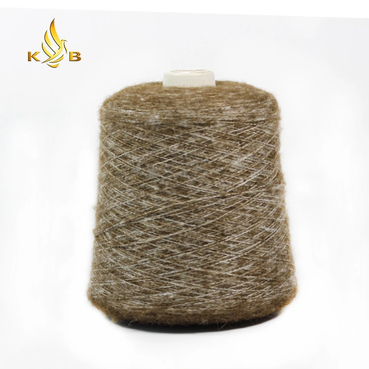 Kingeagle 9nm Wool Ab Style Brush Blended Yarn for Knitting Machine